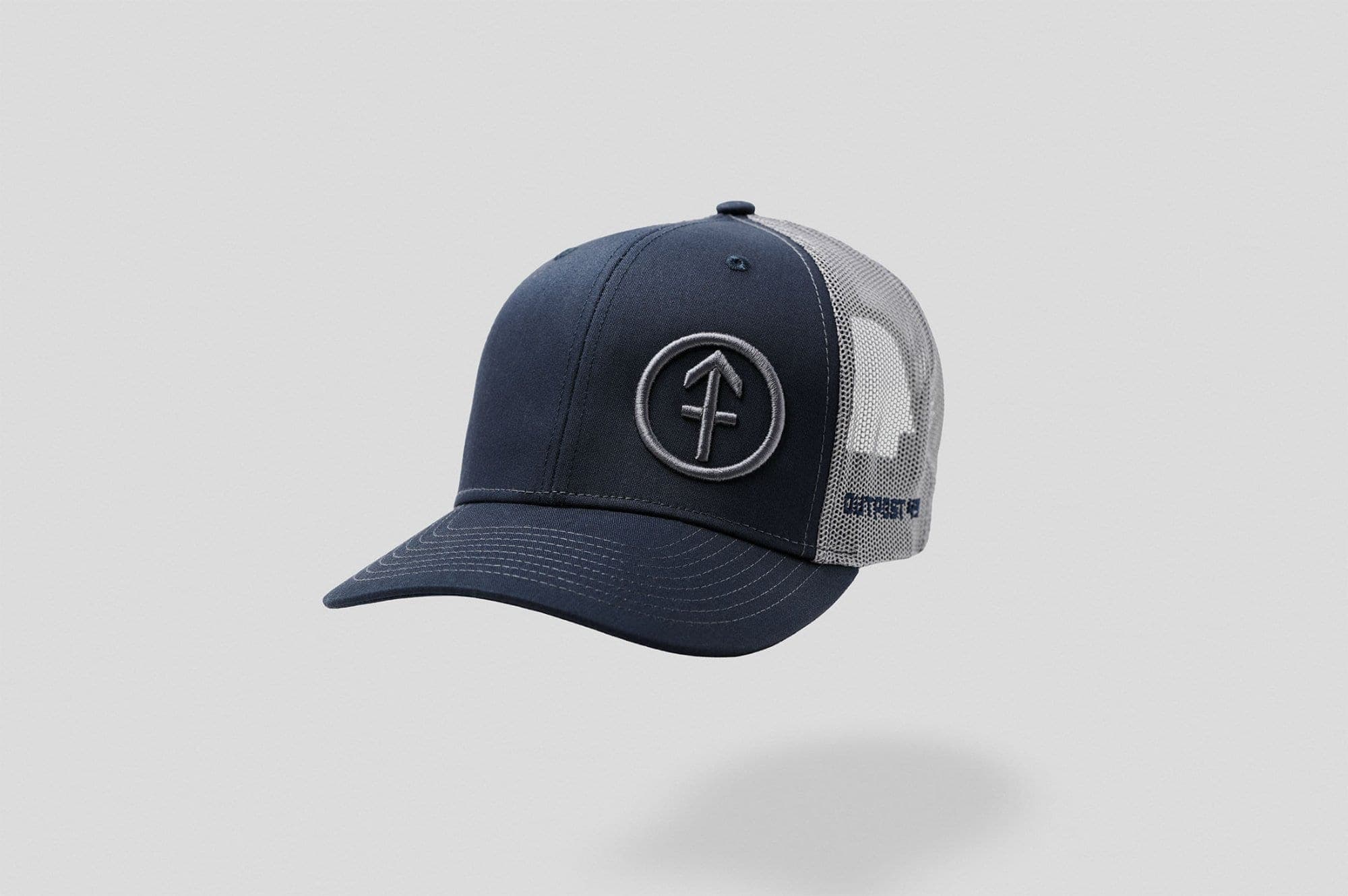 OUTPOST 43 SIDE CHARCOAL LOGO NAVY HAT